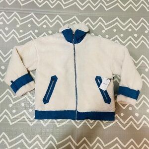 Forever 21 Sherpa denim jacket coat parka